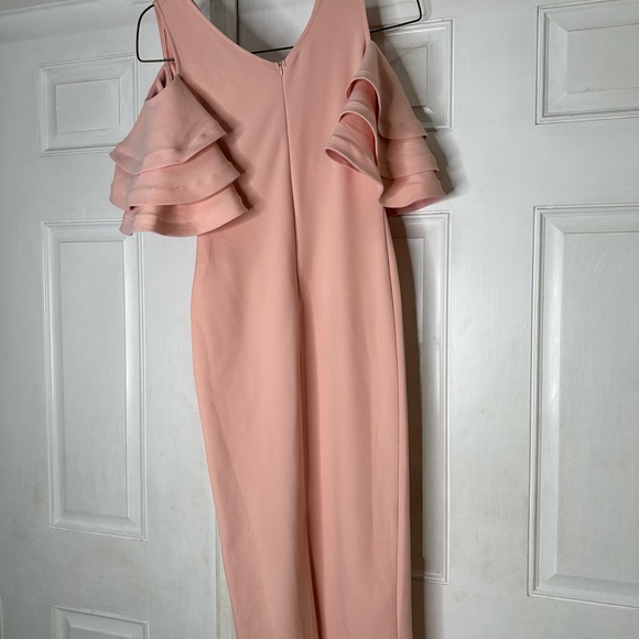 Beautiful pink Women Bodycon with ruffle - Picture 10 of 12